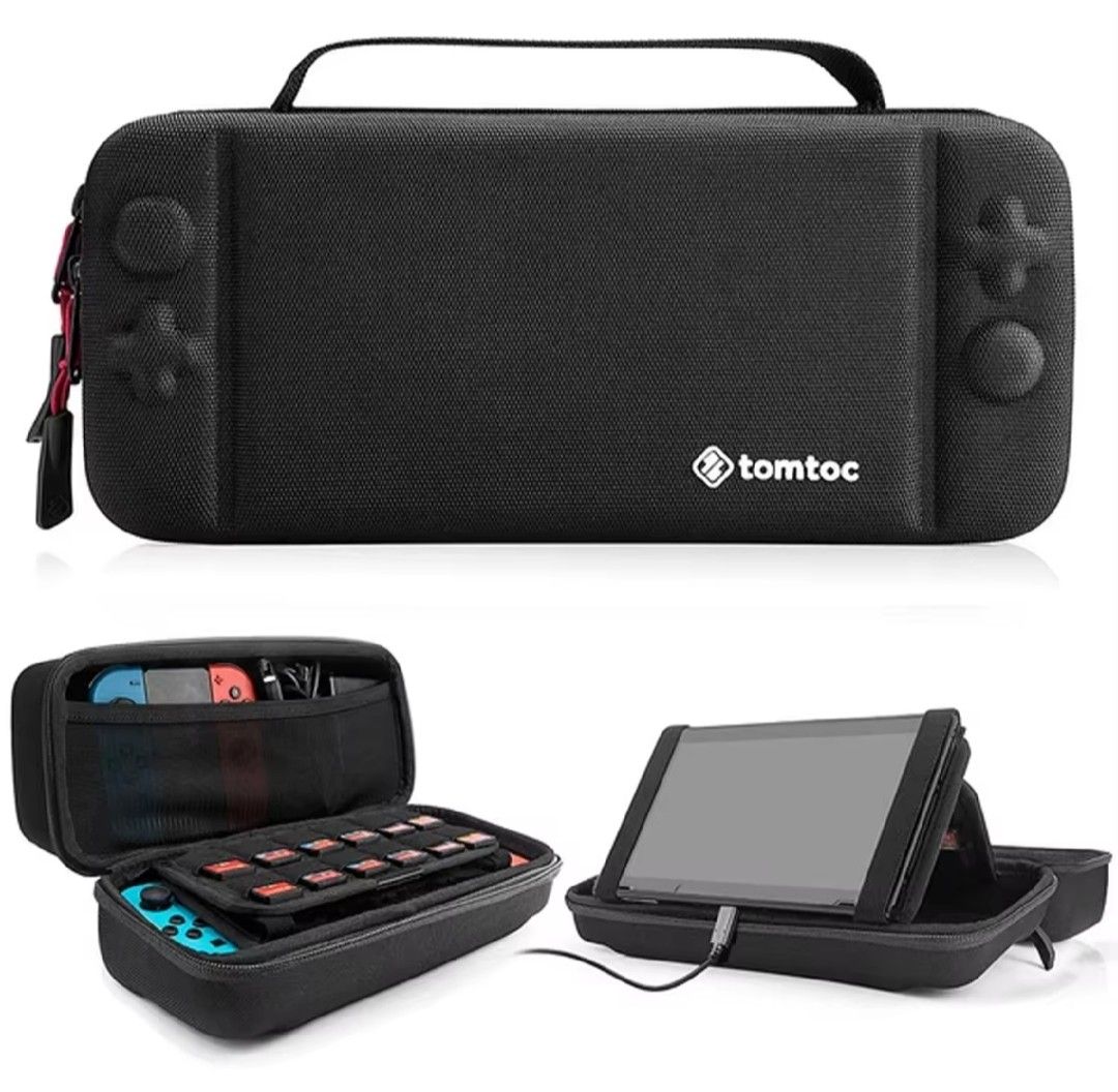 Tomtoc Travel Carrying Case for Nintendo Switch or Oled (Category: Cases & Covers) located in Quezon City. Submitted by shopme_gadget30 (Listing ID 1366303517, Image 1). Description: for sale Fixed price Good Condition tomtoc Brand travel Case (Can fit charger or Dock) Qc area (Likod ng sm north) can do meet up sm north only can do cod via lalamove payment: Gcash/bdo/seabank.
