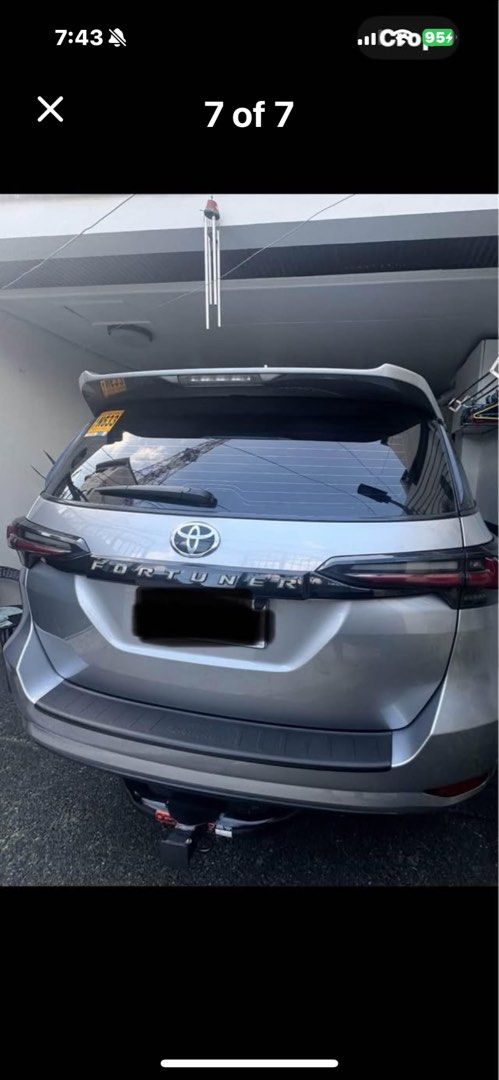 Toyota Fortuner 2.7 (A) (Category: Used Cars) located in Mandaluyong City. Submitted by sanville2007 (Listing ID 1366367641, Image 3). Description: Php10k Fortuner Tailights Led For 2016 model and up No damage.
