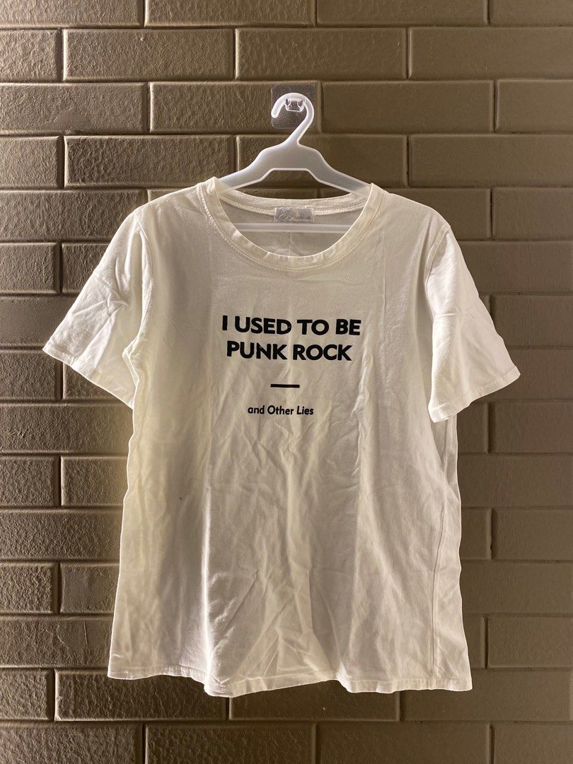 White punk rock shirt (Category: Shirts) located in Las Pinas. Submitted by DailyssentialsbyD (Listing ID 1366204973, Image 2). Description: .