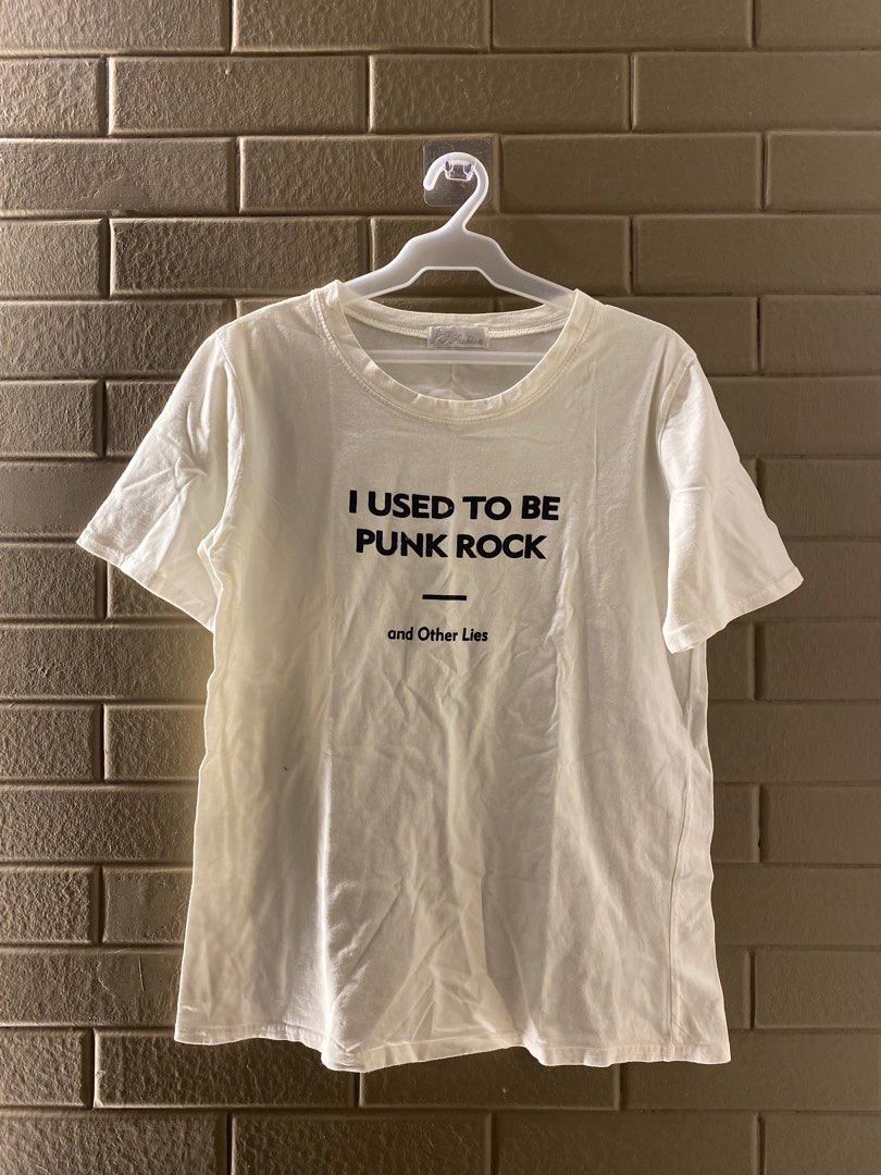 White punk rock shirt (Category: Shirts) located in Las Pinas. Submitted by DailyssentialsbyD (Listing ID 1366204973, Image 3). Description: .