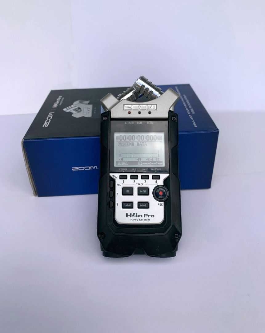 Zoom H4n Pro (Category: Microphones) located in Quezon City. Submitted by rjaayy (Listing ID 1366359277, Image 2). Description: Zoom H4n Pro Black 4-Channel Handy Portable Recorder for Stereo Multitrack Music Recording, Audio Video Podcasting Price: 8,500 Rarely used Includes: - Box - Plastic Case - Manual .