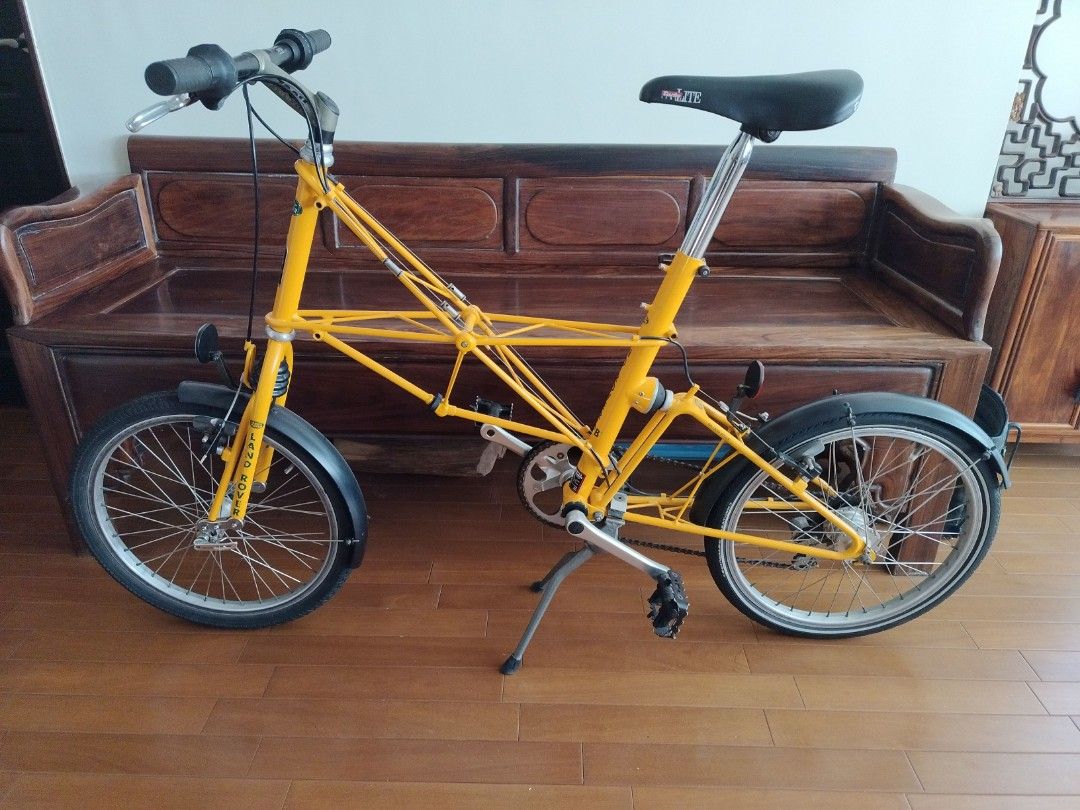 Vélo Moulton Land Rover - Cadre Séparé - 20 Pouces - Suspension Complète - Vert - Occasion UK