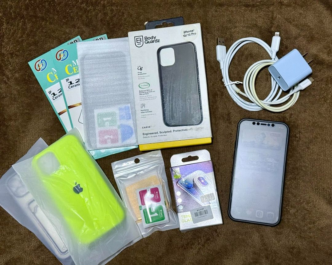 Apple iPhone 12 Pro (256GB) Pacific Blue (Category: iPhone 12 Series) located in Manila. Submitted by staywithreiii (Listing ID 1361760269, Image 2). Description: Apple iPhone 12 Pro (256GB) Pacific Blue Currently at 73% battery health Factory unlocked* (any SIM is okay!) Never been repaired* With some scratches but it doesn't affect the functionality of the phone All buttons are working properly No box and receipt 3rd party cable included (Venti