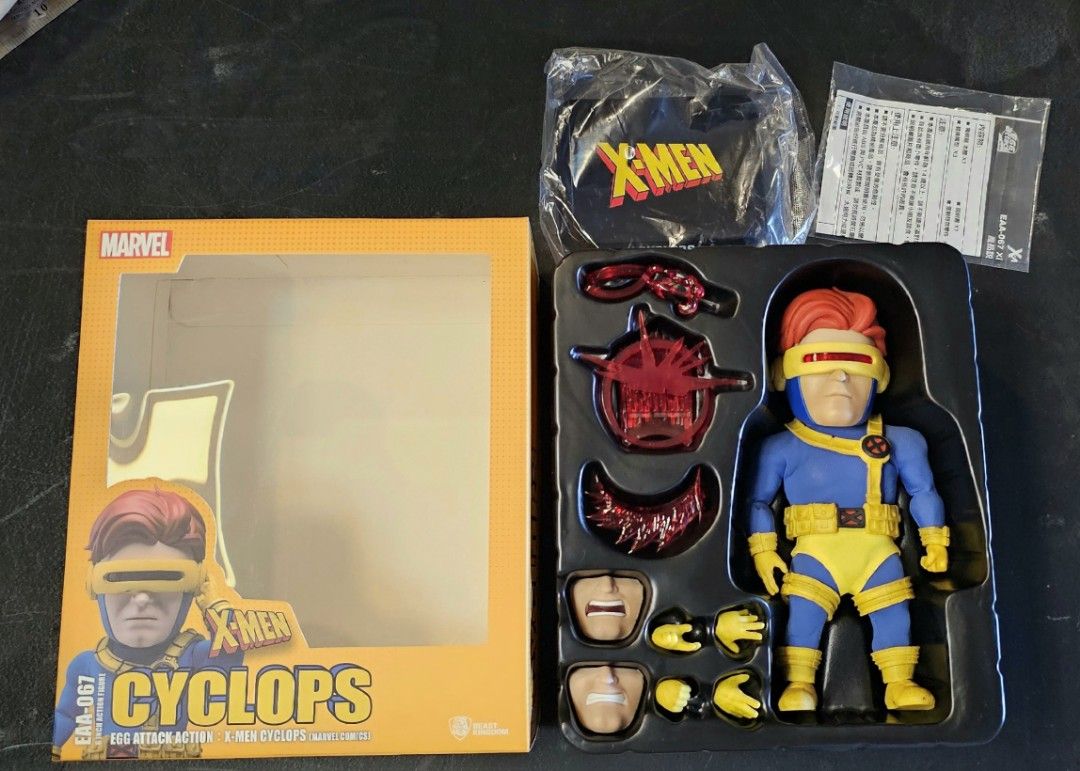 Beast kingdom egg attack cyclops (Category: Figurines & Statues) located in Manila. Submitted by zamgoku (Listing ID 1361656009, Image 2). Description: only issue is madumi na damit nya and gears. location lucky chinatown mall. slightly neg.