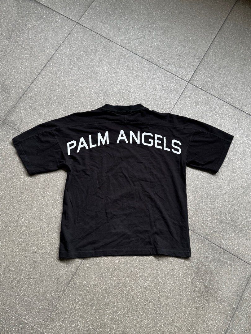 Black Graphic Tee from Palm Angels (Category: Tshirts & Polo Shirts ) located in Manila. Submitted by juddscloset (Listing ID 1361688717, Image 2). Description: negotiable! purchased from trusted reseller (utb) malate (dlsu) loc.
