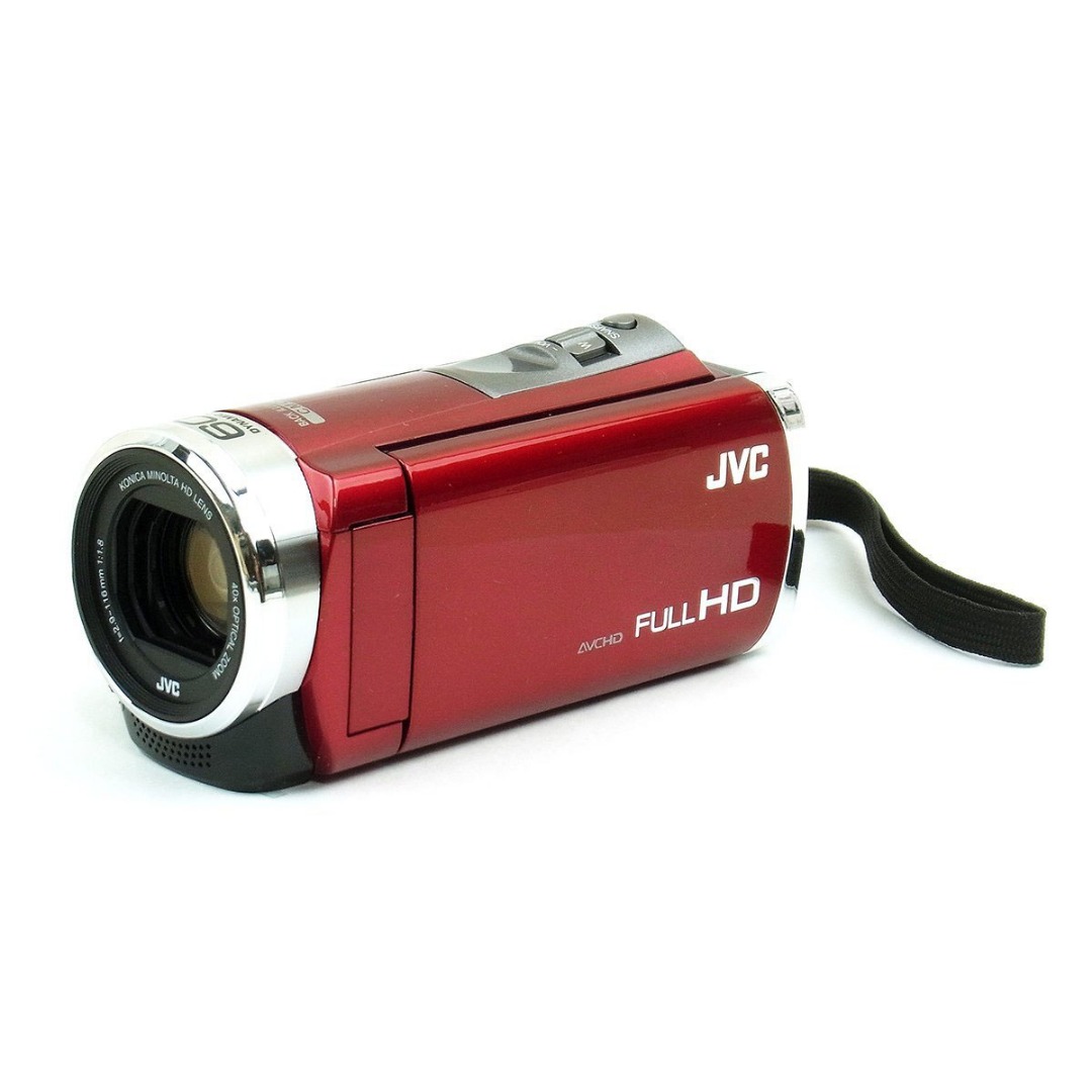 JVC GZ-E235-RフルHDビデオカメラ レッド JVC GZ-E235-RフルHDビデオ