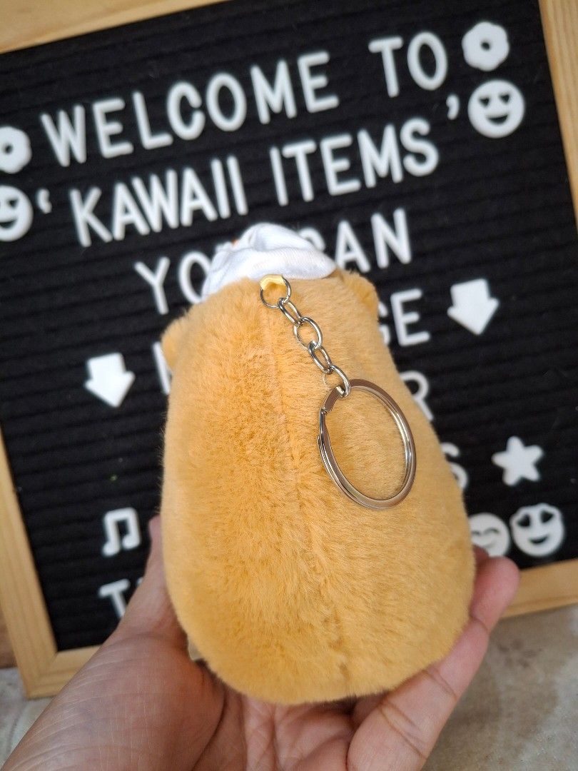 Capybara Cute Charm Plush Toy (Category: Plushies & Soft Toys) located in Bulacan. Submitted by kawaii_items_stuffed_toys (Listing ID 1361788822, Image 3). Description: Brandnew From Japan Box Capybara Cute With Tennis Ball Charm/Keychain Height 5½inches/14cm Just message me if you ever want to see more pictures of the item, I'm more than glad to assist you. 📌Location: San Jose Del Monte Bulacan, Philippines 🛵Shipping: Flash/Lalamove 💰Payment 