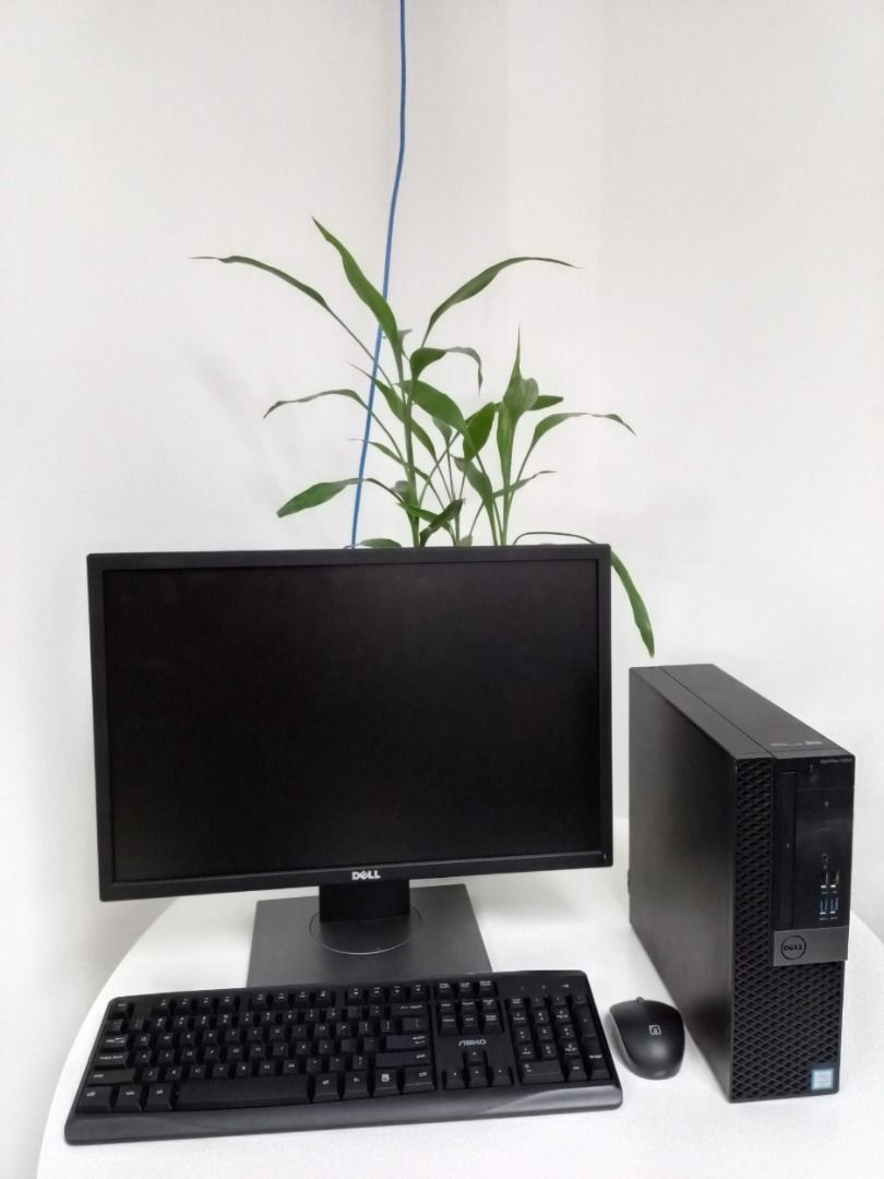 COMPUTER SET (PRE-OWNED) (Category: Desktops) located in Quezon City. Submitted by rosegentech (Listing ID 1361683453, Image 1). Description: Dell Core i5 6th Gen 16GB Memory 512GB SSD Dell 22'inch Monitor A4tech keyboard combo mouse DP to VGA Cable.