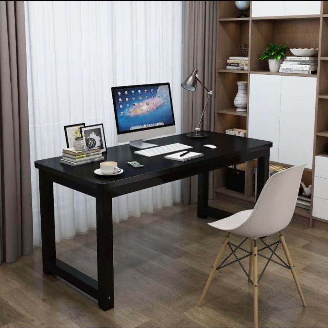 Dining table / Study table (Category: Tables & Sets) located in Kuala Lumpur. Submitted by preowned_girly (Listing ID 1361652495, Image 1). Description: Metal legs.