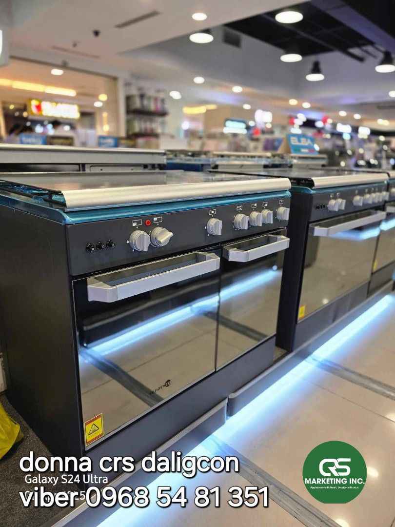 Fujidenzo gas range (Category: Cookers) located in Manila. Submitted by donnasagao03665 (Listing ID 1361759073, Image 2). Description: ❄️ FUJIDENZO GAS RANGE WITH OVEN / FUJIDENZO COOKING RANGE WITH OVEN ❄️ 📍FGR-5521VTRMB 50CM - 12,300 2 GAS BURNERS, 1 ELECTRIC HOT PLATE OVEN SAFETY VALVE THERMOSTAT CONTROLLED OVEN ROTISSERIE GAS OVEN AND GAS GRILL OVEN LAMP 📍FGR-5521VTMB 50CM - 11,500 2 GAS BURNERS, 1 ELECTRIC PLATE OVEN SAFETY VALVE THERMOSTA