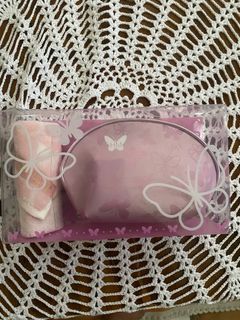 Hanae Mori Make up Pouch/Face Towel