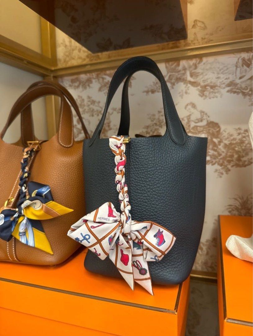Hermes Picotin 18 Vert Cypress (Category: Shoulder Bags) located in Quezon City. Submitted by everythingInternational (Listing ID 1361732133, Image 1). Description: HERMES PICOTIN 18 Color: Vert Cypress Well taken cared of Comes with complete package No damages Free internal compartment pouch Dm for more photos and details Open for negotiations.