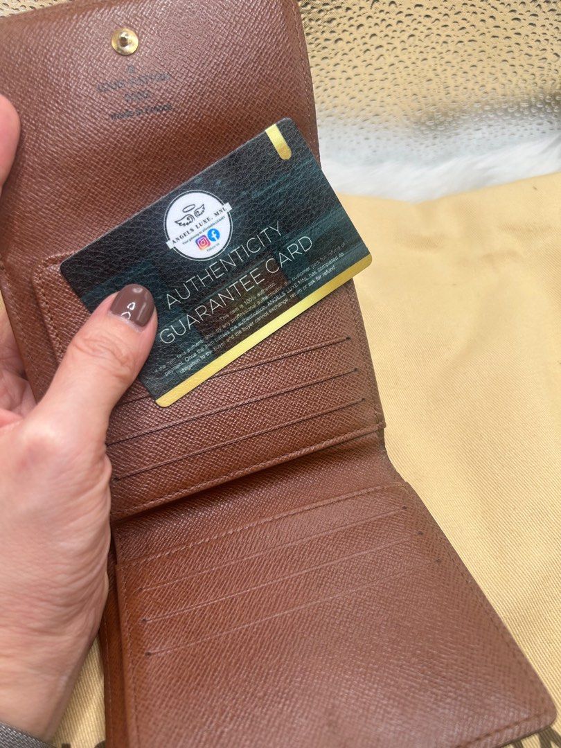 LV Elise Wallet (Category: Luxury Bags & Wallets) located in Pasig City. Submitted by angelsluxe.mnl (Listing ID 1361789546, Image 2). Description: ☑️ Comes with Authenticity Guarantee Card. ☑️We offer full refund of item if proven not authentic by professional authenticators (not by anybody’s opinion). ☑️Manage expectations when buying preloved items as there may be normal signs of use. All major flaws are declared. ☑️On hand and ready to ship ☑