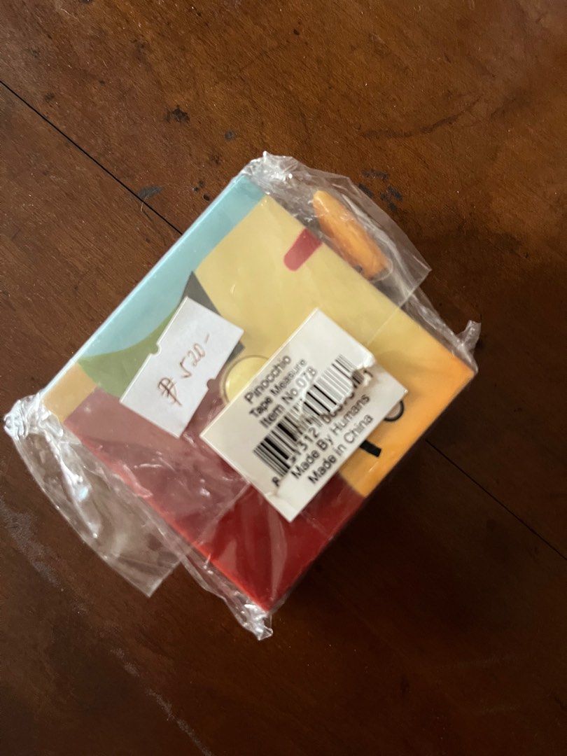 Made by Humans Pinocchio (Category: Stationery & School Supplies) located in Pasig City. Submitted by bendl (Listing ID 1361659696, Image 2). Description: Quirky collectible tape measure Made by Humans 2 Design Inc. unused/unopened As is.