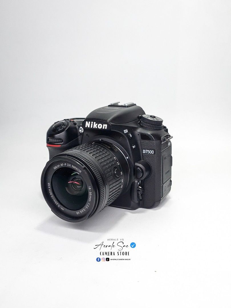 Nikon D7500 + 18-55mm Lens (Category: Cameras) located in Baguio. Submitted by aeralecamerastore (Listing ID 1361709682, Image 1). Description: Nikon D7500 + Nikon 18-55mm Lens AFP P 44,500 No issues Cosmetics : 9.8/10 ( makinis pa po) Good Condition With Minor Fungus doesn't affect performance Actual Photo Posted 📷 SC: 30K 📍 Open For Cash on delivery anywhere in the Philippines 🇵🇭 We accept Cash on Pick-UP LBC 📦 Inclusions : 📦 What's Inclu