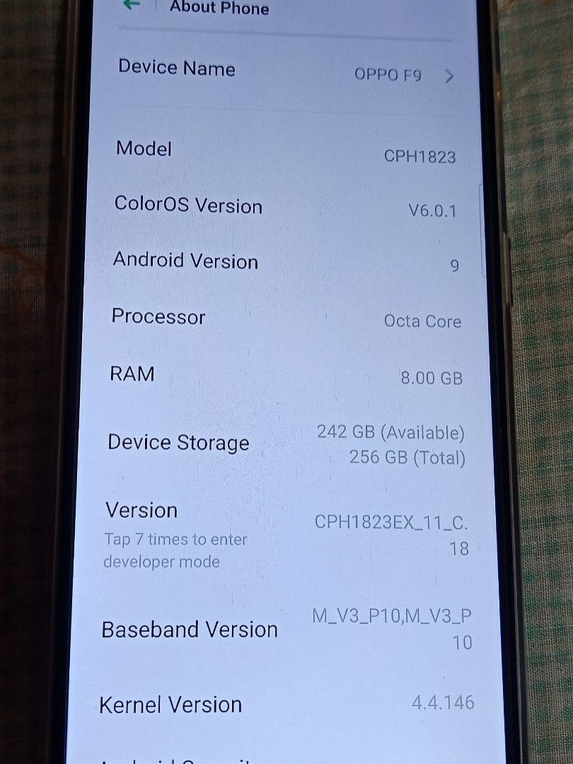 OPPO F9 ANDROID PHONE (Category: OPPO) located in Calamba. Submitted by thekidwholovesvintage (Listing ID 1352279102, Image 2). Description: OPPO ANDROID PHONE STORAGE: 64 GB BRAND NEW, WITH BOX, USER MANUAL, EARPHONE, CHARGER FREE SHIPPING.