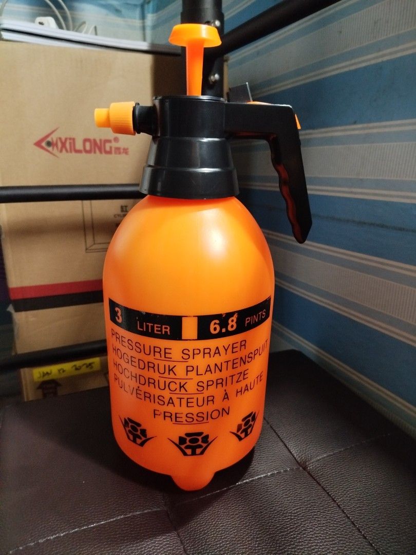 Pressure Sprayer Watering 3L (Category: Hose and Watering Devices) located in San Juan City. Submitted by carljr21 (Listing ID 1361700896, Image 1). Description: No defects 3Litters Pressure Sprayer Watering bottle Pick up at West Crame San Juan City or Meet up at Cubao Farmers (Addt'l P30).