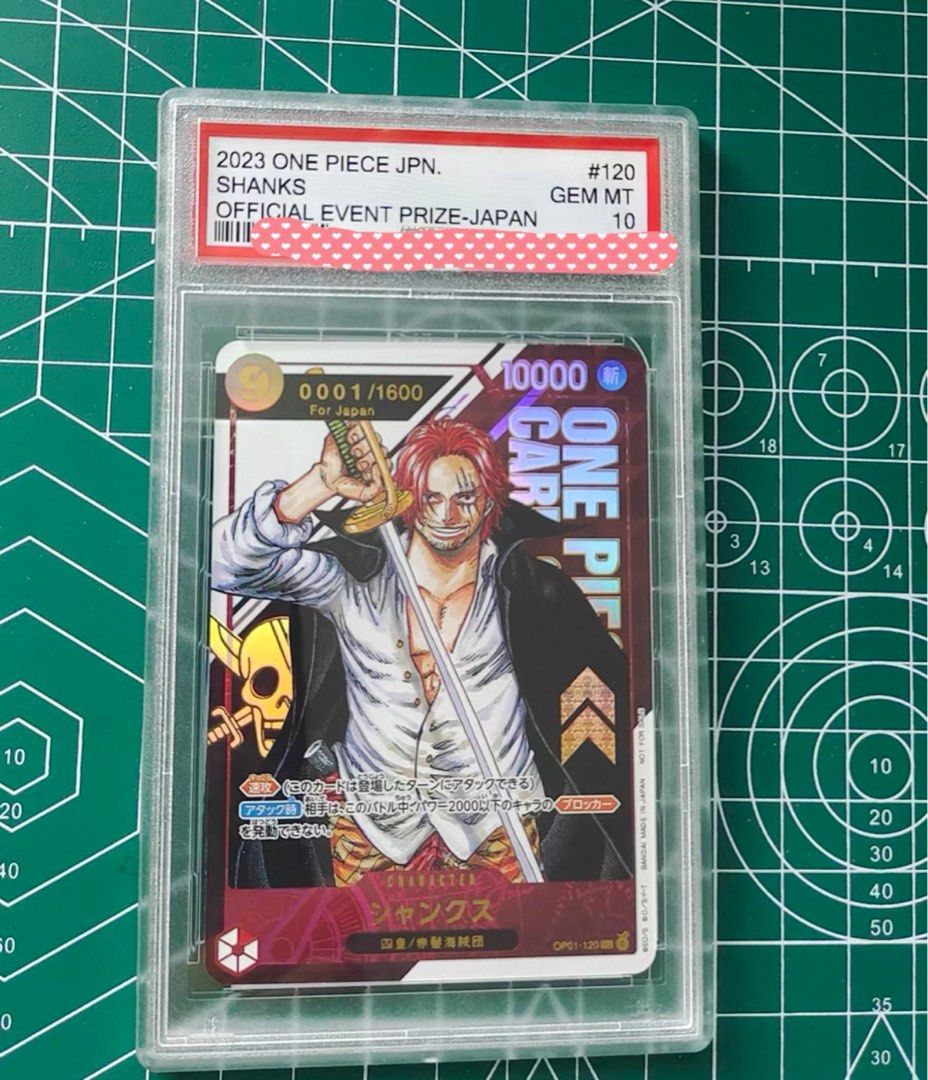 Proxy Card One Piece Card Luffy OP05 1st Anniversary Signature Oda PSA ...