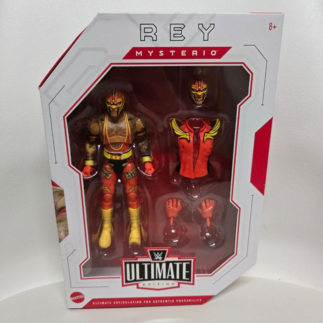 REY MYSTERIO WWE Ultimate Edition (Category: Figurines & Statues) located in Quezon City. Submitted by jasperstoyvault (Listing ID 1361549446, Image 1). Description: New and sealed. Bought and shipped from US. Box not guaranteed mint. Request photo if necessary. For pick up only via Lalamove or Grab Express. Novaliches QC area. BDO BPI GCash payment..