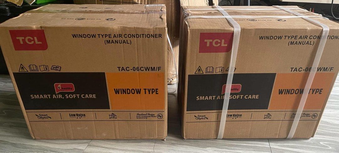Rush Brandnew aircon! (Category: Air Conditioning and Heating) located in Cavite. Submitted by assortedhaul (Listing ID 1361764802, Image 1). Description: TCL 0.6PH window type airconditioner Brandnew with box(1box sealed) Inverter grade Fast cooling auto protection Easy to clean 2Pcs.Available📌 14K only Open for pick up Imus Cavite📍.