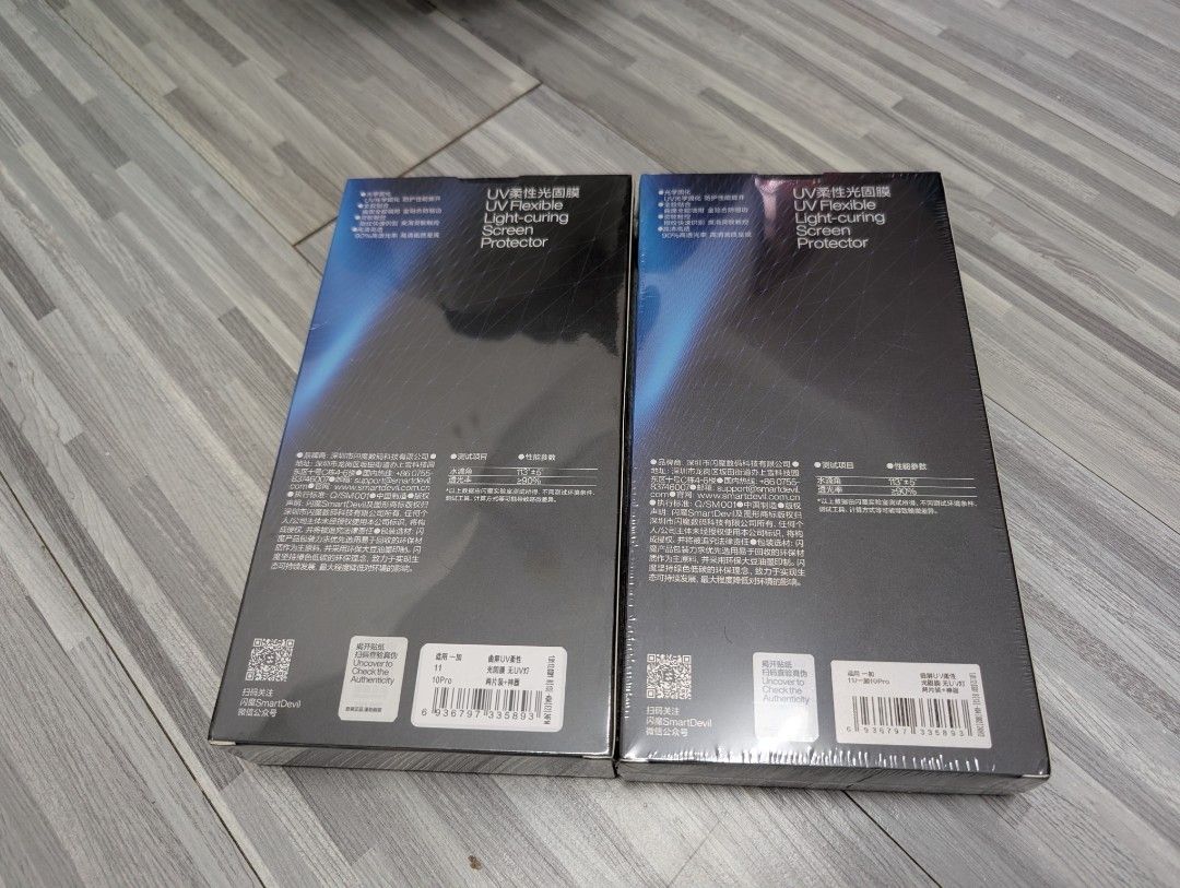 Smart devil screen protector (Category: Cases & Covers) located in Bukit Mertajam. Submitted by naim9k (Listing ID 1361639624, Image 2). Description: smartdevil screen protector uv for oneplus 11 pro price for 1 box rm25 price for 2 box rm40 1 box get 2 pcs screen protector.