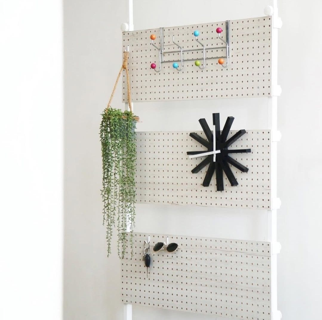 Standing Pegboard (Category: Home Improvement Tools & Accessories) located in Cavite. Submitted by hellovenice_ (Listing ID 1361705998, Image 2). Description: Bought this piece in IG for our new house but sadly, there's no where to put it. it's heavy and sturdy and it was delivered as is. Still in clear wrap from when we bought it. photos from the ig shop. message me for actual photos..