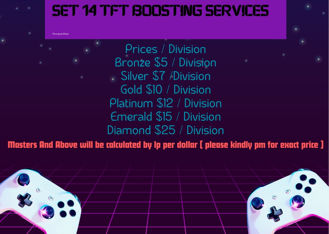 Teamfight Tactics ( TFT ) Boosting Services, Video Gaming, Gaming ...