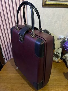 Vintage Leather Traveling Bag Japan Imported