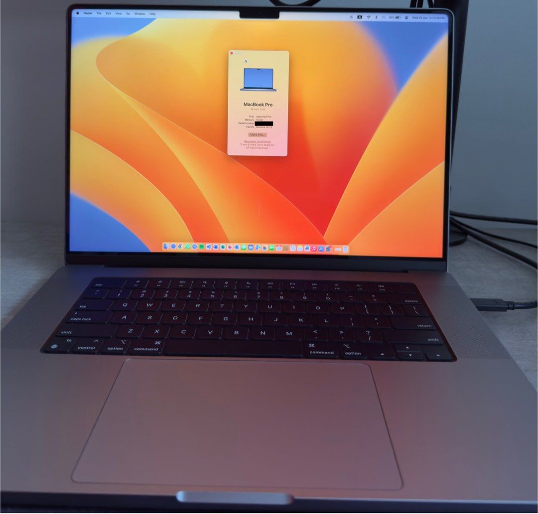 16” MacBook Pro M2 Pro (16GB/1TB)63227226030466115