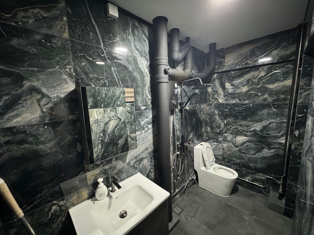 [⚡ FLASH SALE] Toilet Overlay 🧺👷 by RENO LAB Tiling Masonry Screed Cement 62863076300417111
