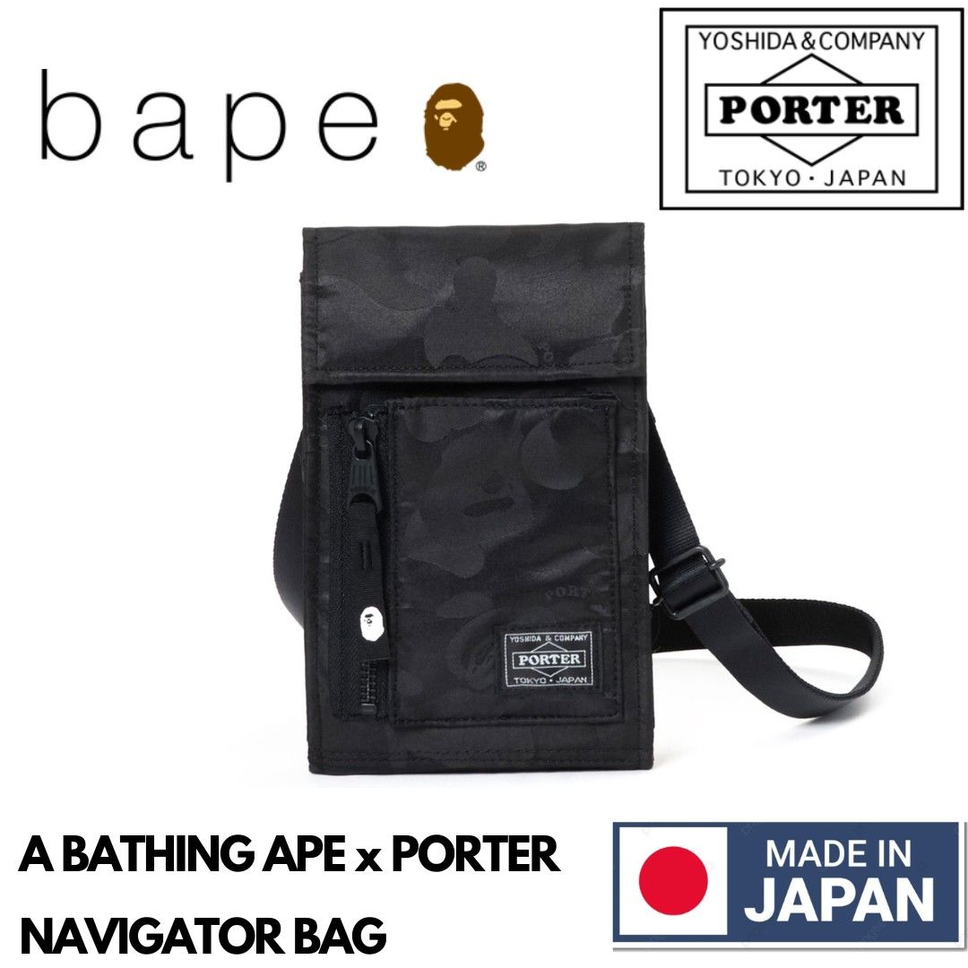 🇯🇵日本製PORTER / A BATHING APE x PORTER NAVIGATOR BAG SHOULDER