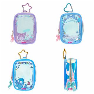 正版 Sanrio 玉桂狗 cinnamoroll 水怪 hangyodon Kuromi 透明公仔應援袋 痛袋 透明袋 公仔袋 防塵袋64205029287937110