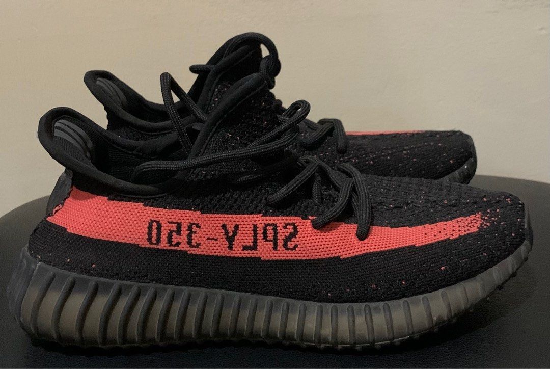 Adidas Yeezy Boost 350 V2 “Bred” Nego✓, Fesyen Pria, Sepatu