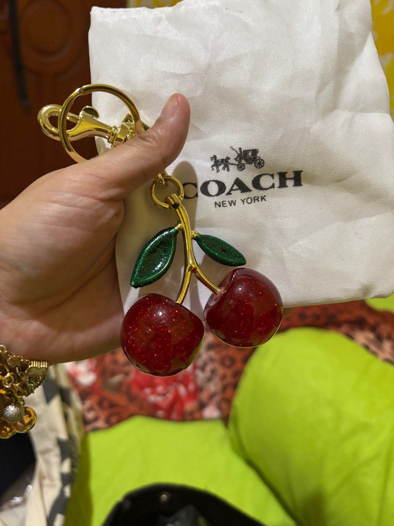 bag charm coach coach bag charm gantungan coach accesories coach gantungan  kunci cherry coach cherry bag charm coach tabby vintage bag labubu