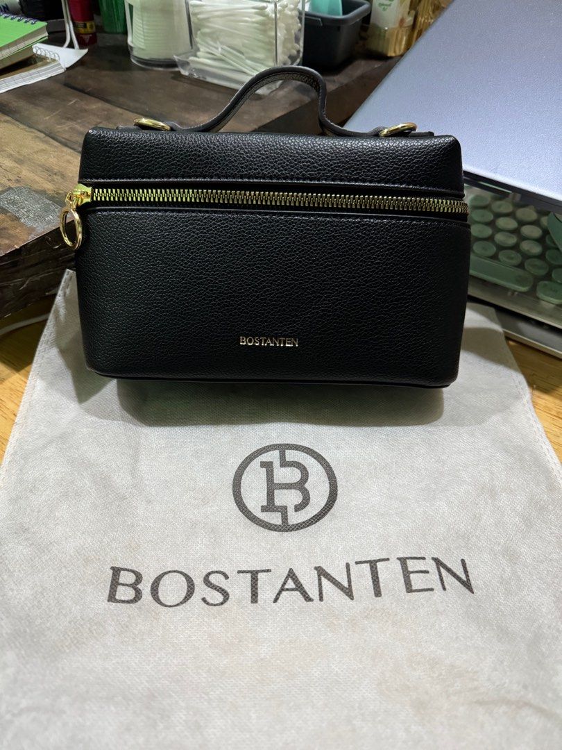 Bostanten Sling Black Bag (Category: Luxury Bags & Wallets) located in Makati City. Submitted by jinger_21 (Listing ID 1366493808, Image 2). Description: Used Once Color: Black Size- Small With sling With dust bag Price is Php 400 plus Shipping Fee SF will be shouldered by the buyer Payment first before shipput Mode of payment: Gcash Maya Chinabank Savings Chinabank.