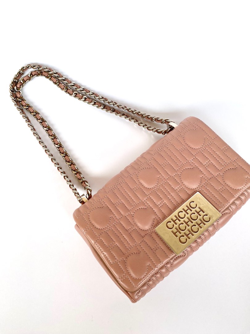 Bimbalo - Pom Pom Fur Hand Bag - Baby Pink