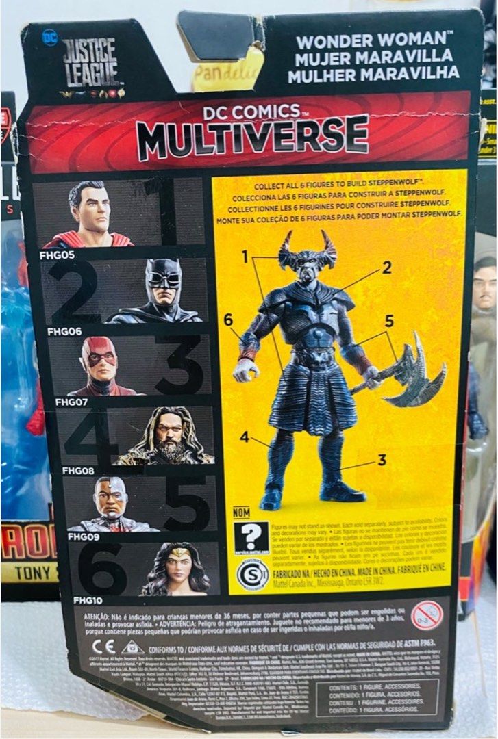 DC COMICS MULTIVERSE JUSTICE LEAGUE WONDER WOMAN STEPPENWOLF ACTION ...