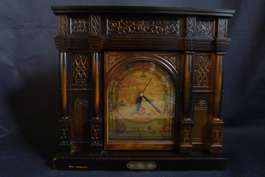 Empire Quartz Table Clock, Jewelry Box, Key Holder, Clock, Key Box ...