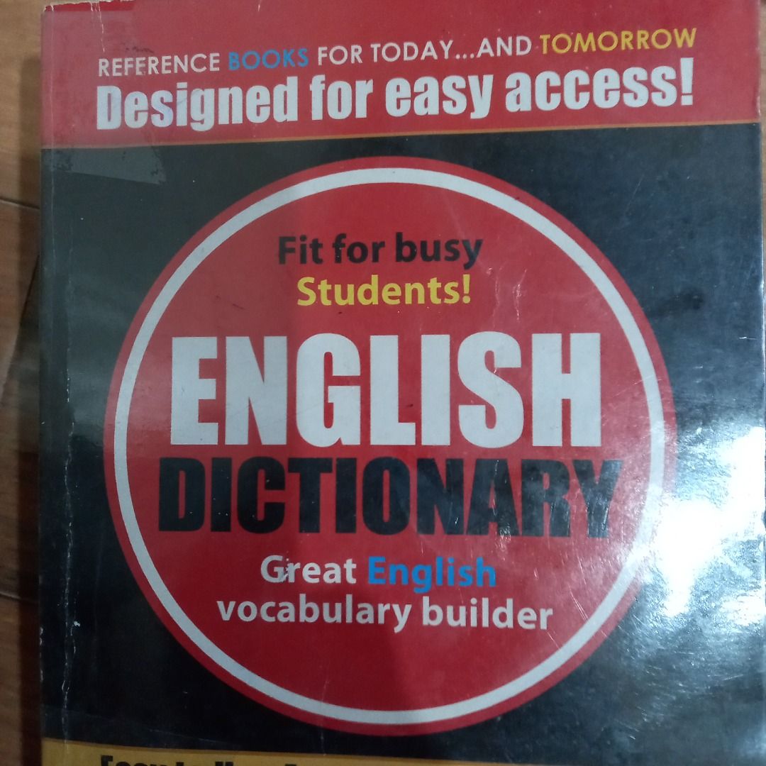 English Dictionary (Category: Textbooks) located in Manila. Submitted by jersey_n_stuff (Listing ID 1366435101, Image 1). Description: Fits for busy students.