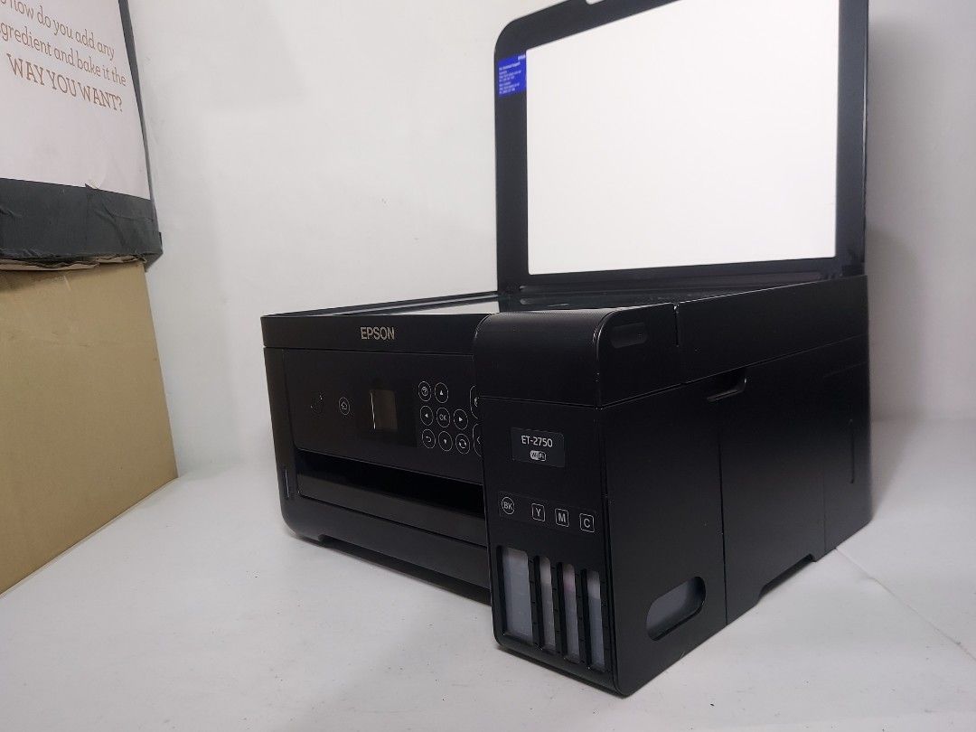 Epson ET-2750 Printer and Scanner (Category: Printers, Scanners & Copiers) located in Rizal. Submitted by souththrift_taytay (Listing ID 1366462615, Image 3). Description: Epson Printer Australian mall pull out used display unit 220v model: ET-2750 future wifi connect colord screen scanner easy to connect to pc or laptop.