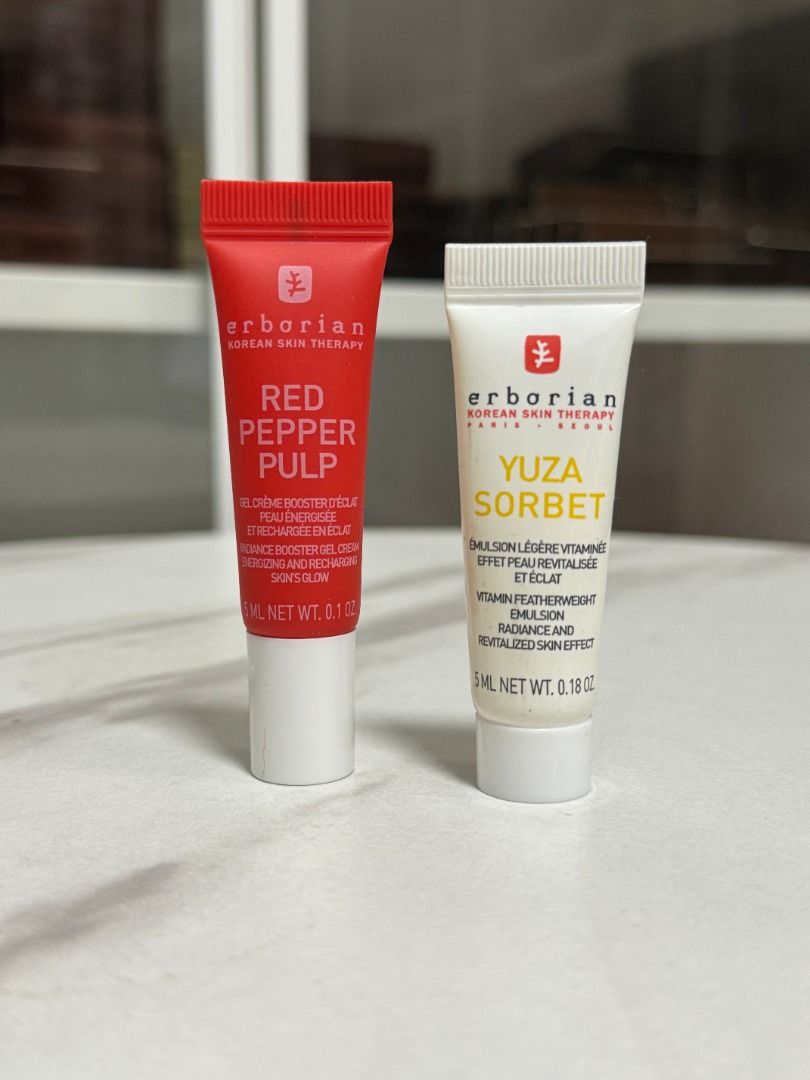 ERBORIAN Yuza Sorbet | Red Pepper Pulp (Category: Face Care) located in Quezon City. Submitted by happyfactoryph (Listing ID 1366399120, Image 1). Description: ERBORIAN Yuza Sorbet | Red Pepper Pulp 🌸 5 ml | mini- P290 Red Pepper Pulp 5 ml- P390 ⭐ MOP: COD, BPI, BDO, Metrobank, Gcash ⭐ Shipping: Grab, Lalamove, J&T, LBC⁣ ⁣ ⭐ ORDER Form Name: Order(s): Contact Number: Delivery Address: ⭐ Prices listed reflect current promotional offers and are su