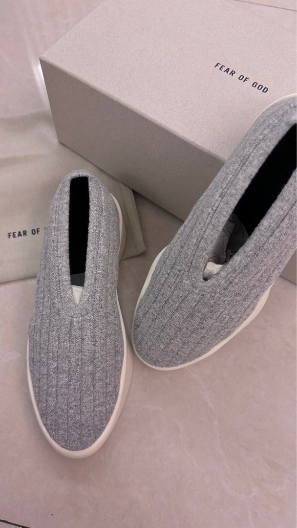 fear of god 8th moc knit low sneaker 休閒鞋, 他的時尚, 鞋類, 休閒