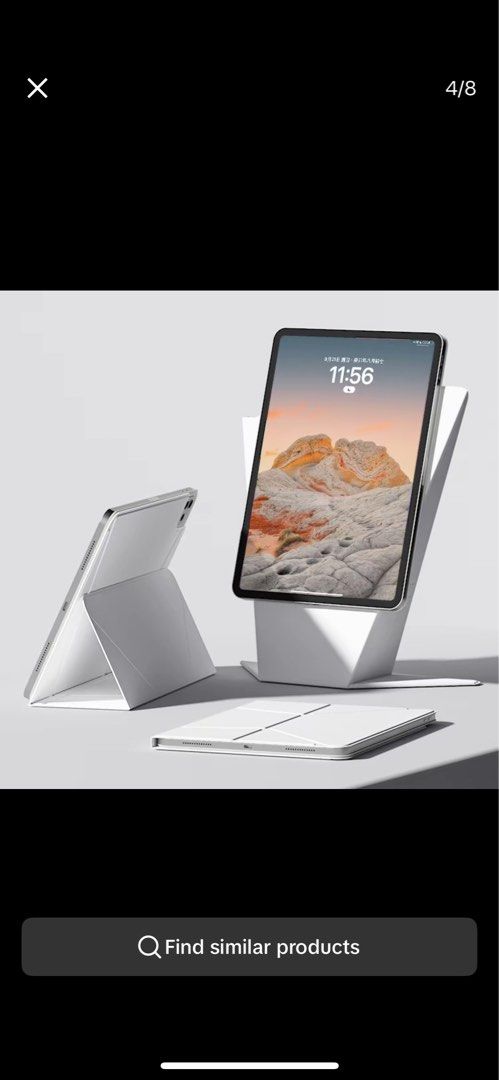 Frameless iPad Case (Off-White 12.9” 2020-2021-2022) (Category: Cases & Sleeves) located in Quezon City. Submitted by mintchocoislyf (Listing ID 1366496182, Image 1). Description: - originally bought for 1,500 - rfs: wrong size .