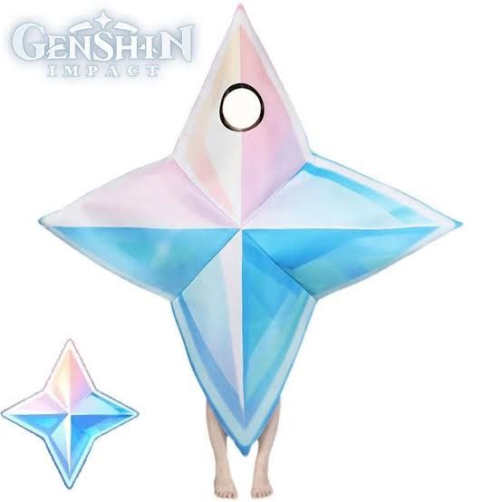 Genshin Impact Cosplay Primogem (Category: Sets or Coordinates) located in Kalibo. Submitted by piilei (Listing ID 1366471315, Image 1). Description: Only used this once for a local event within my location. Still on good condition and even washed this after that event. Willing for a price nego not below 500.00 First image is for sample purposes. The rest of the image is the actual item on hand. Second image is for reference. If curious, my heigh