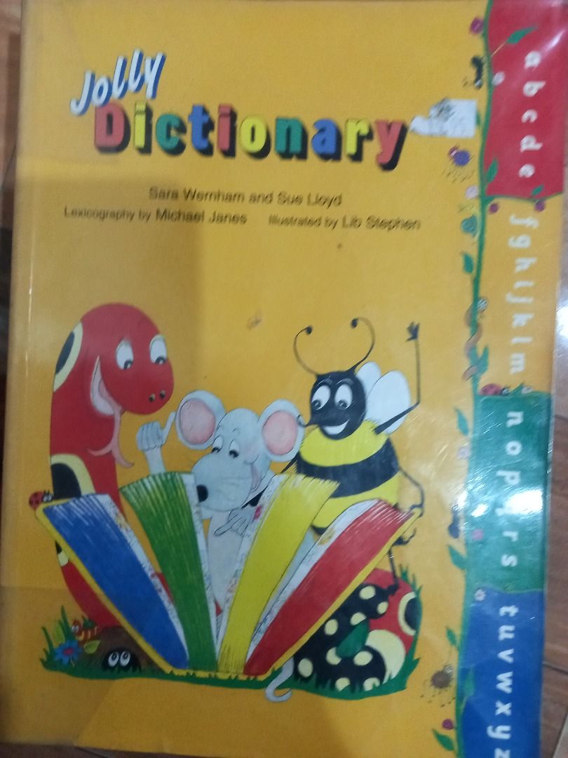 Jolly Dictionary (Category: Children's Books) located in Manila. Submitted by jersey_n_stuff (Listing ID 1366433668, Image 1). Description: An entertaining book for introducing vocabulary to your young ones.