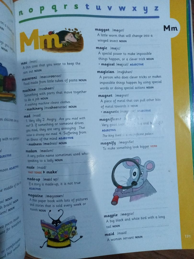 Jolly Dictionary (Category: Children's Books) located in Manila. Submitted by jersey_n_stuff (Listing ID 1366433668, Image 2). Description: An entertaining book for introducing vocabulary to your young ones.