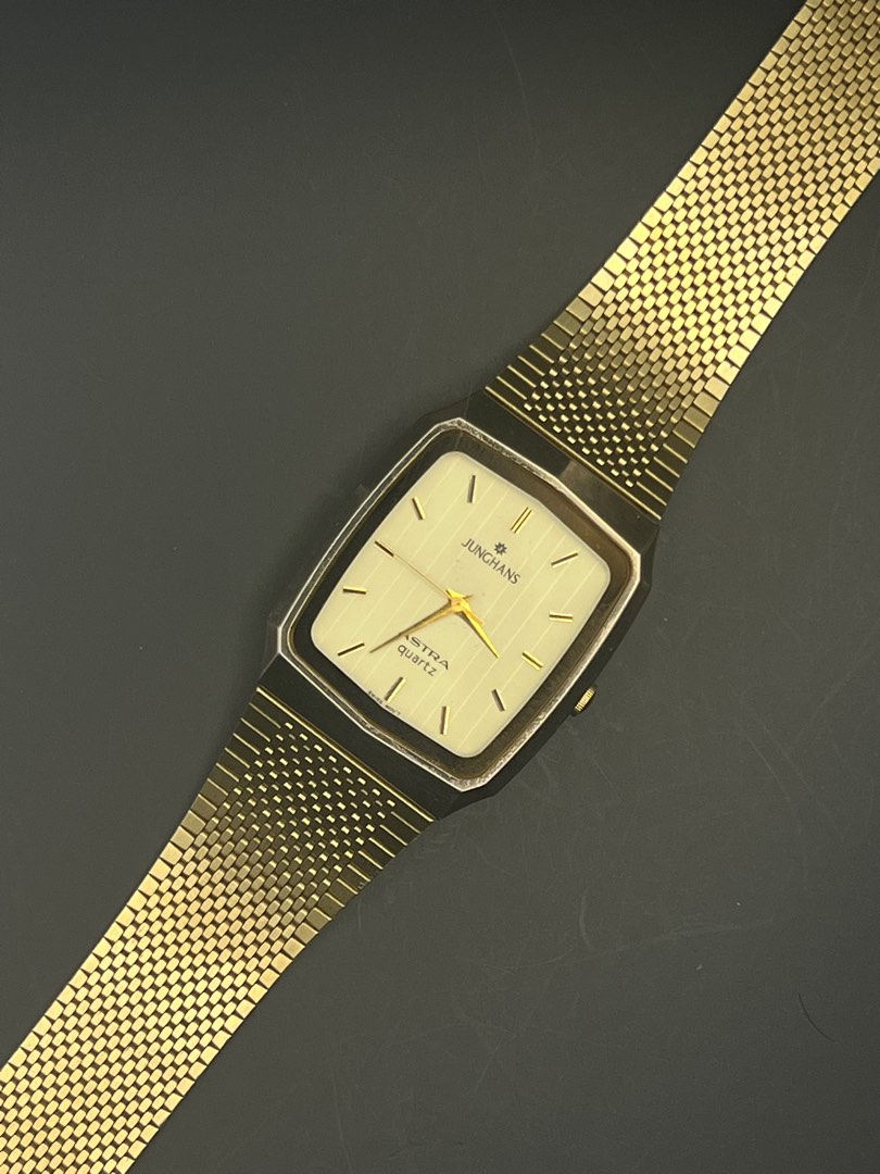 ユンハンス JUNGHANS ASTRA 腕時計 ゴールド クォーツ｜Yahoo