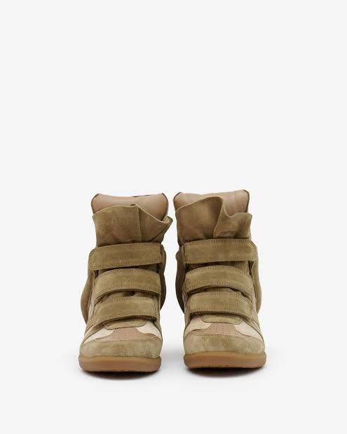 LF WTB Isabel Marant Bekett Wedge Sneaker (Category: Wedges) located in Manila. Submitted by saintizzy (Listing ID 1366431380, Image 3). Description: 🔖 Preferably ecru or taupe 🔖 Used or bnew 🔖 Size 39 .
