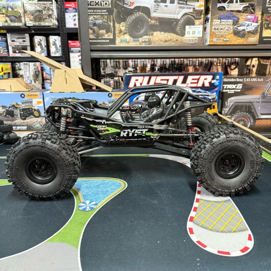 [LIKE NEW] AXIAL 1/10 RBX10 RYFT 4X4 RTR BRUSHLESS ROCK BOUNCER, BLACK ...
