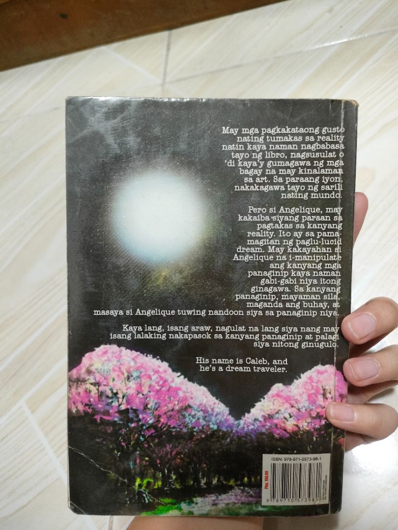 Lucid Dream by Aly Almario (Category: Storybooks) located in Pasay City. Submitted by mcgmcgb (Listing ID 1366472142, Image 2). Description: ☀️ Pocket book ☀️ HEAVY oxidation by the edges and sides 📌 RFS: Have read the book and am decluttering atm.